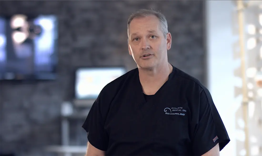 ADS Dentist Explaining Benefits
